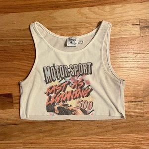 princess polly white crop top